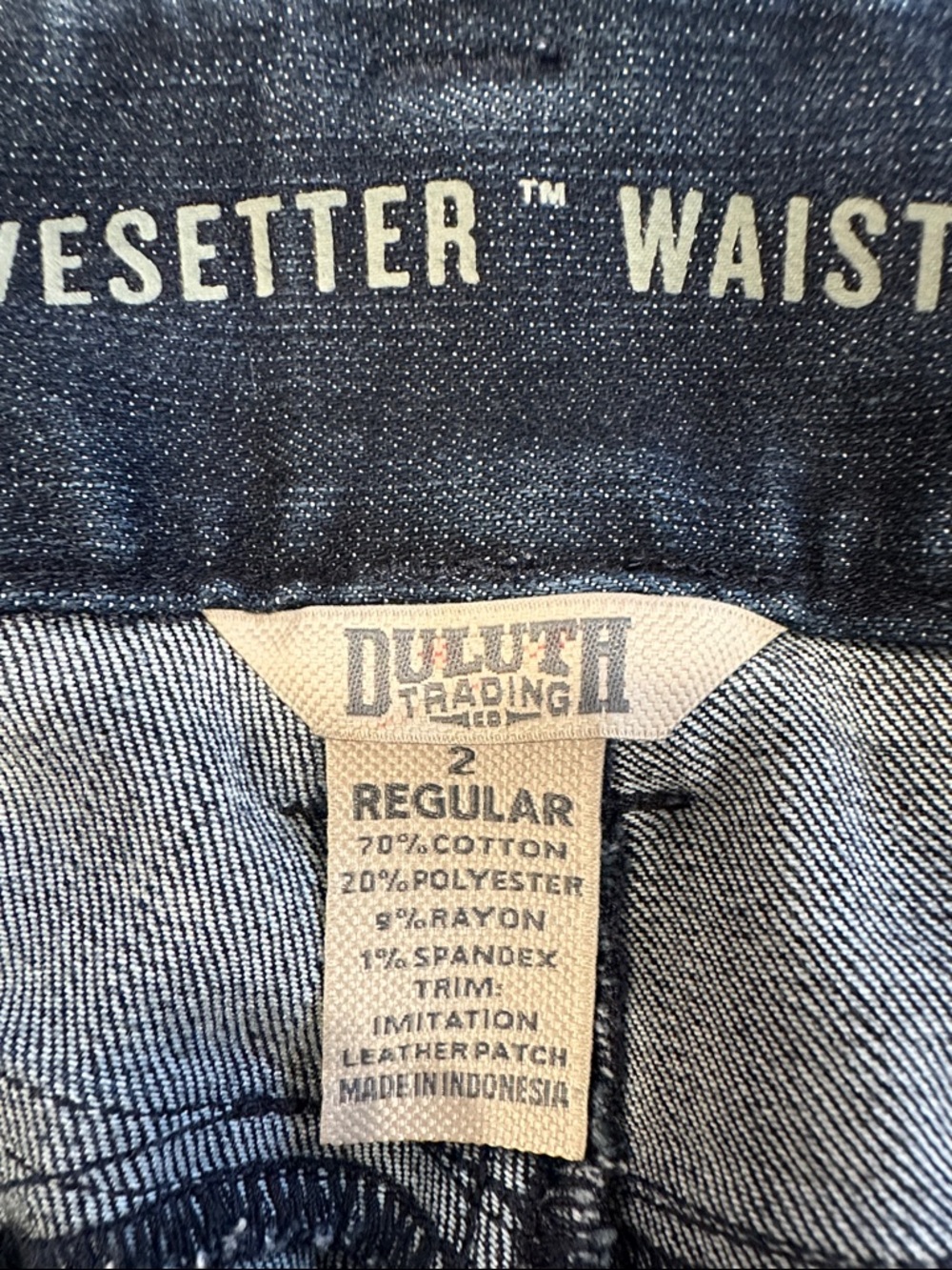 Duluth Trading Co Indigo Skinny Utility Jeans - Picture 3 of 4